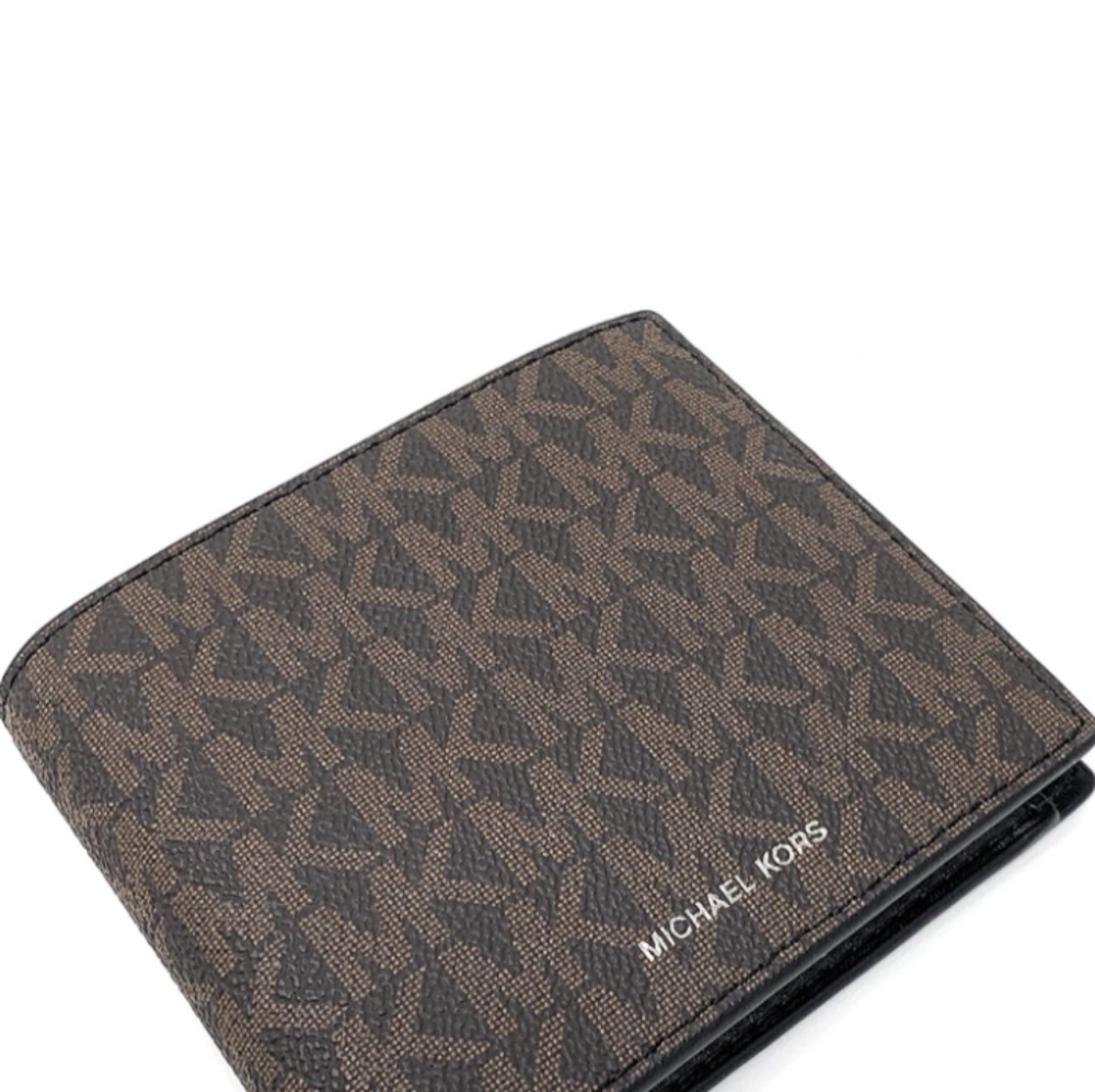 Michael kors men's brown bifold wallet - Picture 3 of 6